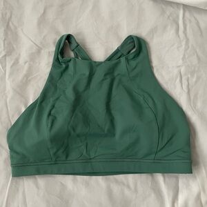 Lululemon Green High Neck Sports Bra